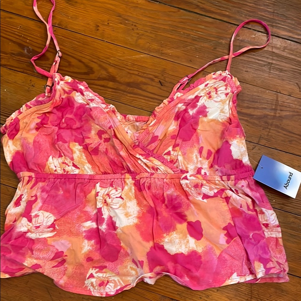 Abound Pink and Peach Top